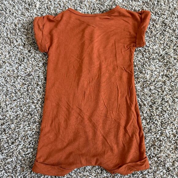 Lou Lou & Company Rust Baby Romper | 12-24M - Picture 2 of 6